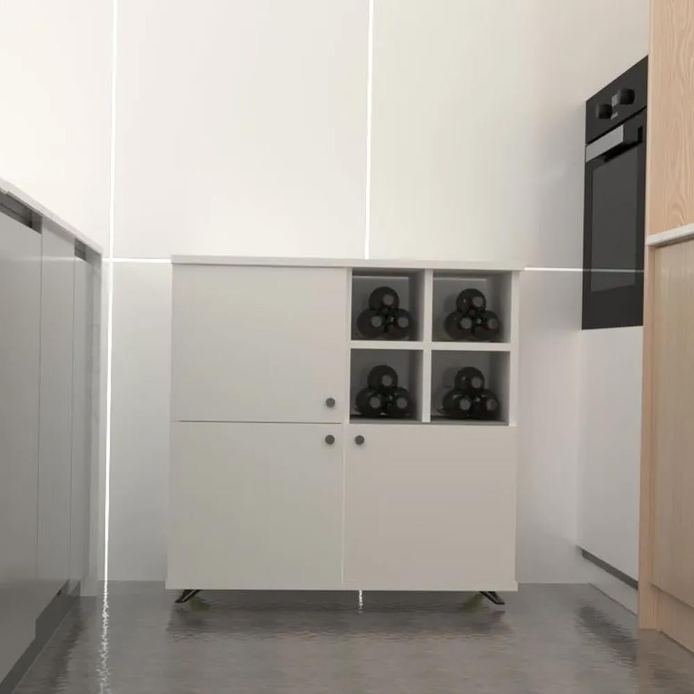 Bgr 8029 Şişelik Bölmeli Çok Amaçlı Mutfak Dolabı resmi