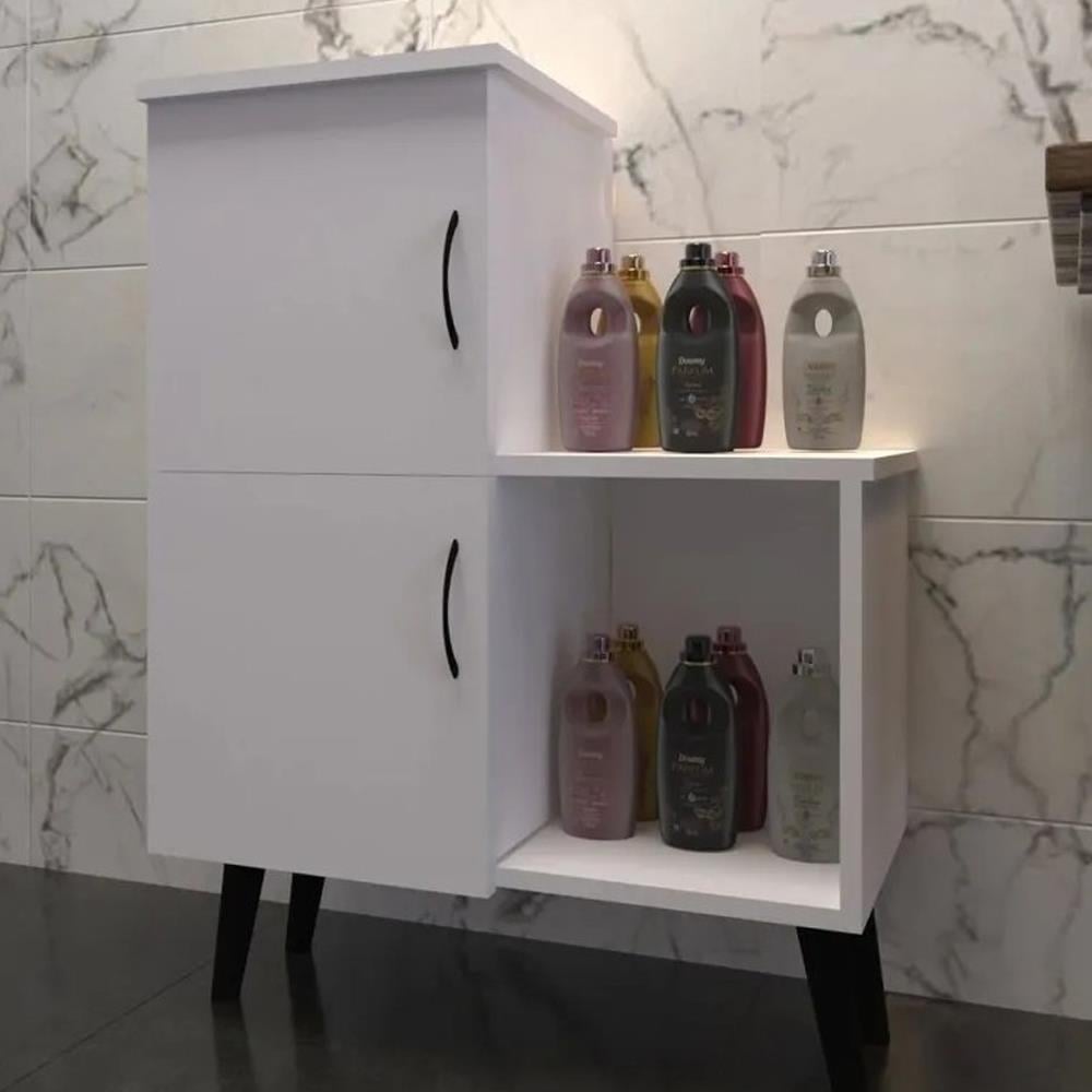 Bgr 8025 2 Kapaklı Açık Raflı Banyo Dolabı resmi