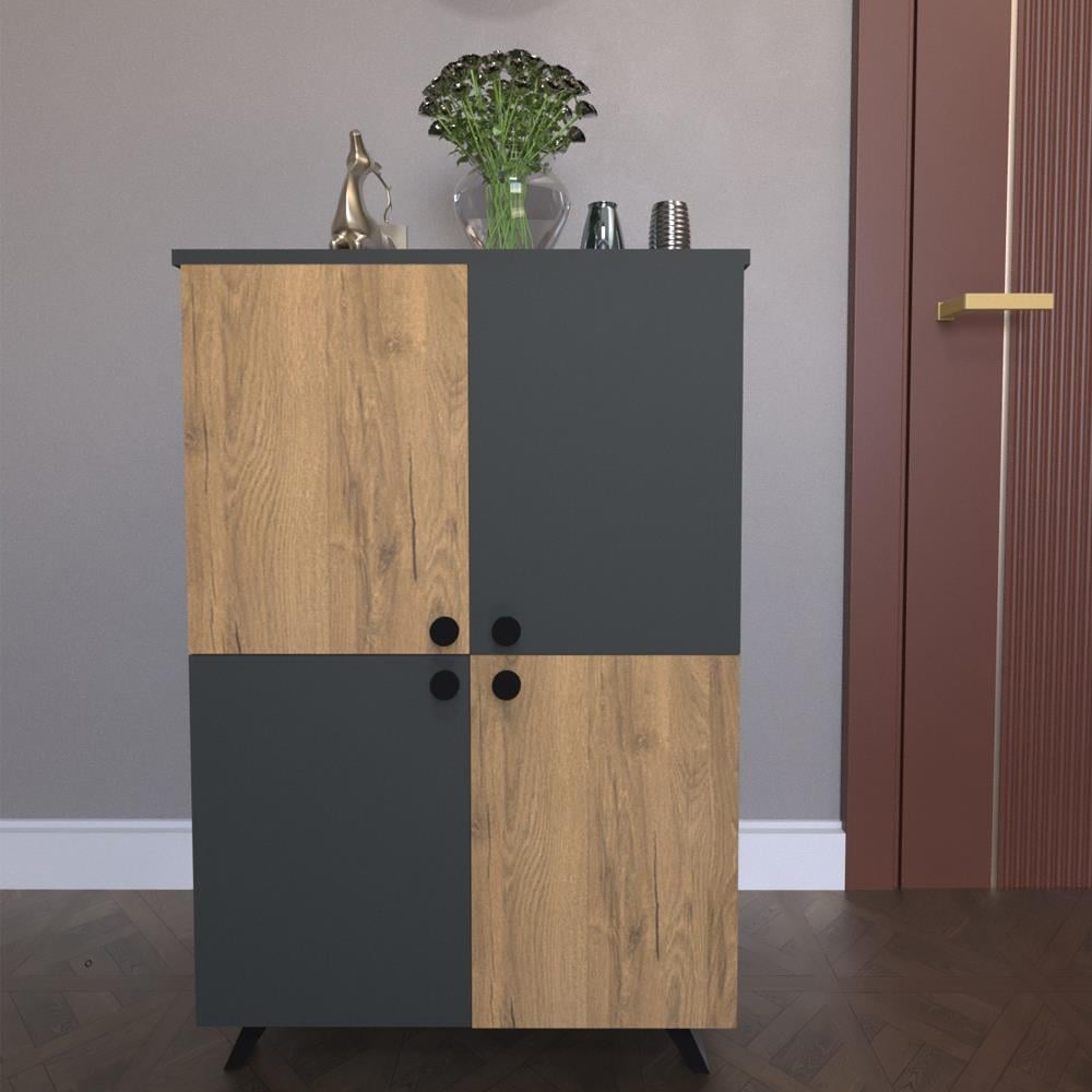 Bgr 7001 Çok Amaçlı 4 Kapaklı Ayakkabılık resmi