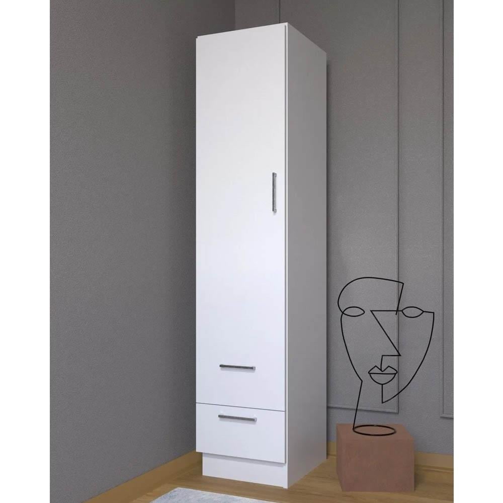 Bgr 7055 Tek Kapılı 2 Çekmeceli Gardırop resmi