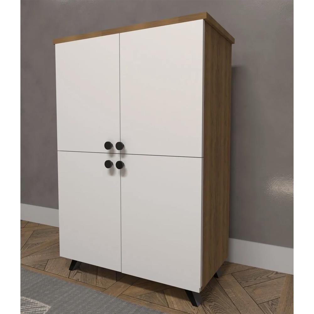 Bgr 7033 Çok Amaçlı 4 Kapaklı Ayakkabılık resmi