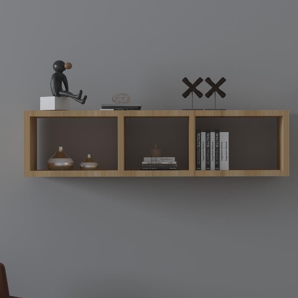 Bgr 700-B Duvar Rafı Safir Meşe resmi