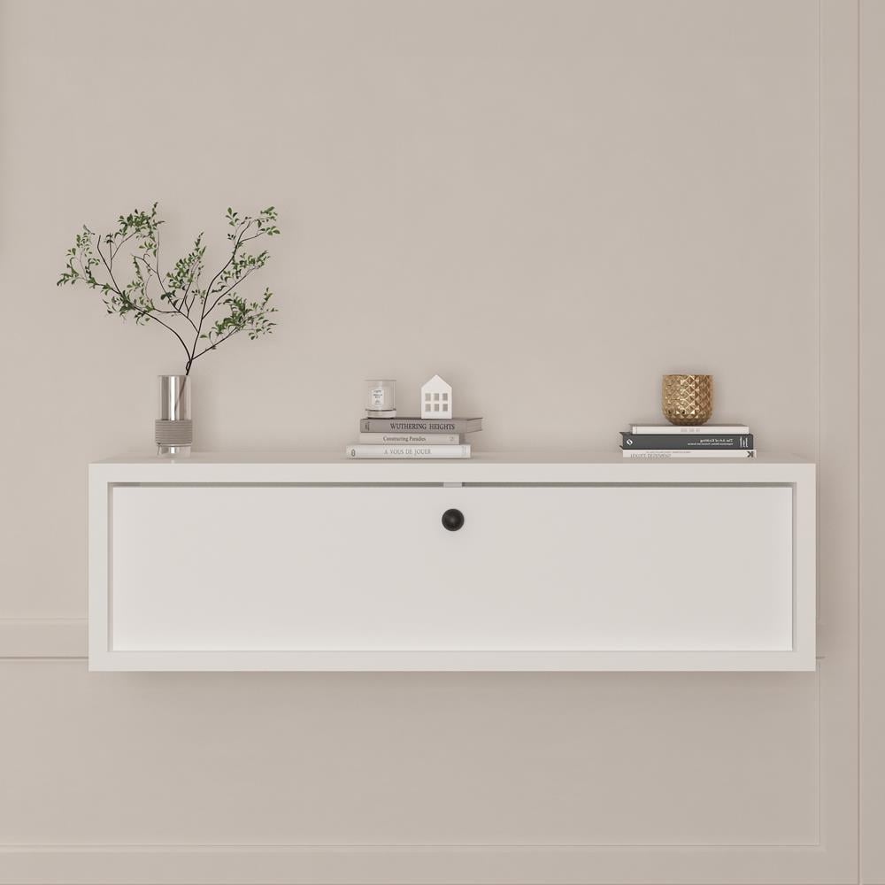 Bgr Duvar Montajlı Dresuar Beyaz resmi