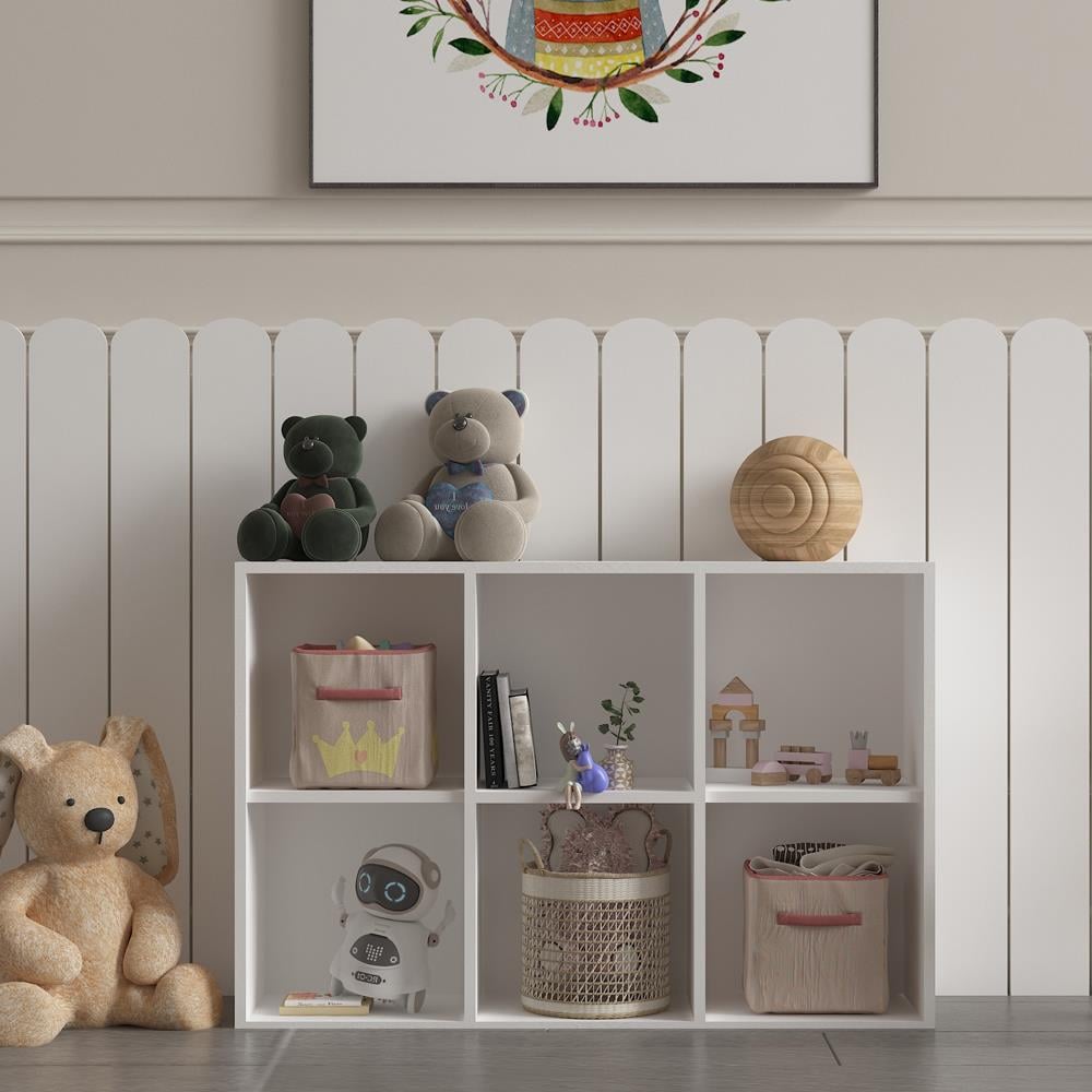 Bgr 0023 Çok Amaçlı Oyuncak Dolabı Beyaz resmi