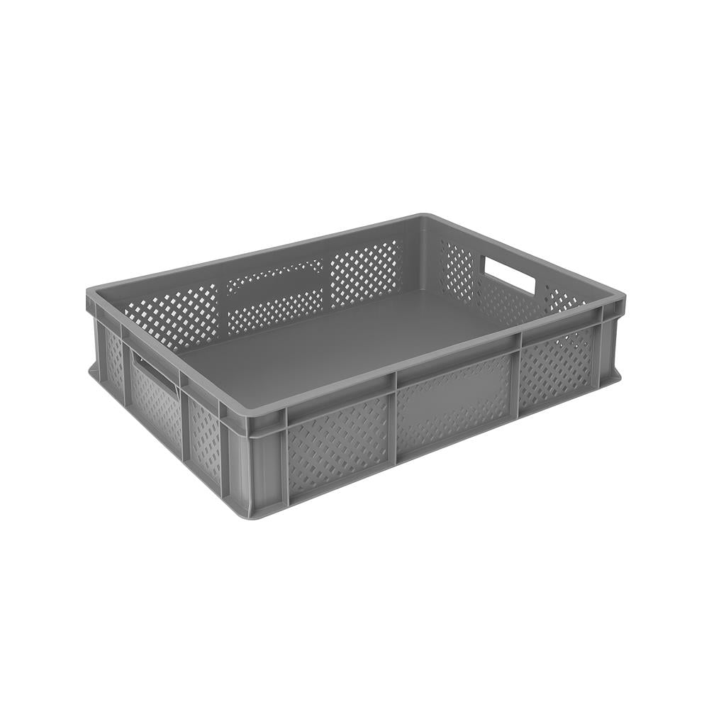 Sembol Spk 4615 Ak Delikli Altı Kapalı Sanayi Tipi Kasa Gri 400X600X145Mm resmi