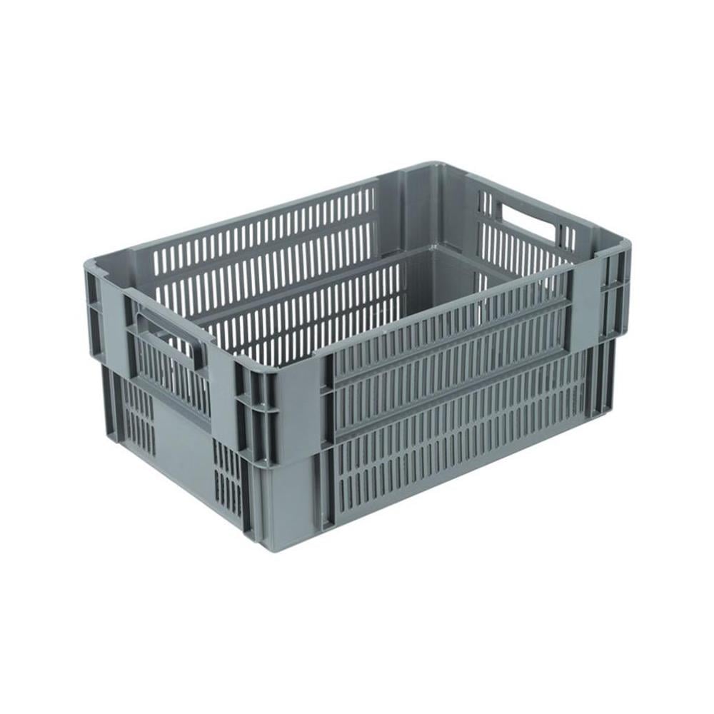 Sembol Spk 4636 Ak Delikli Altı Kapalı Sanayi Tipi Kasa Gri 400X600X370Mm resmi