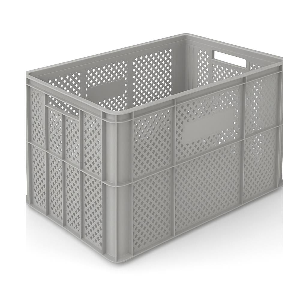 Sembol Spk 4642 Ak Delikli Altı Kapalı Sanayi Tipi Kasa Gri 400X600X430Mm resmi