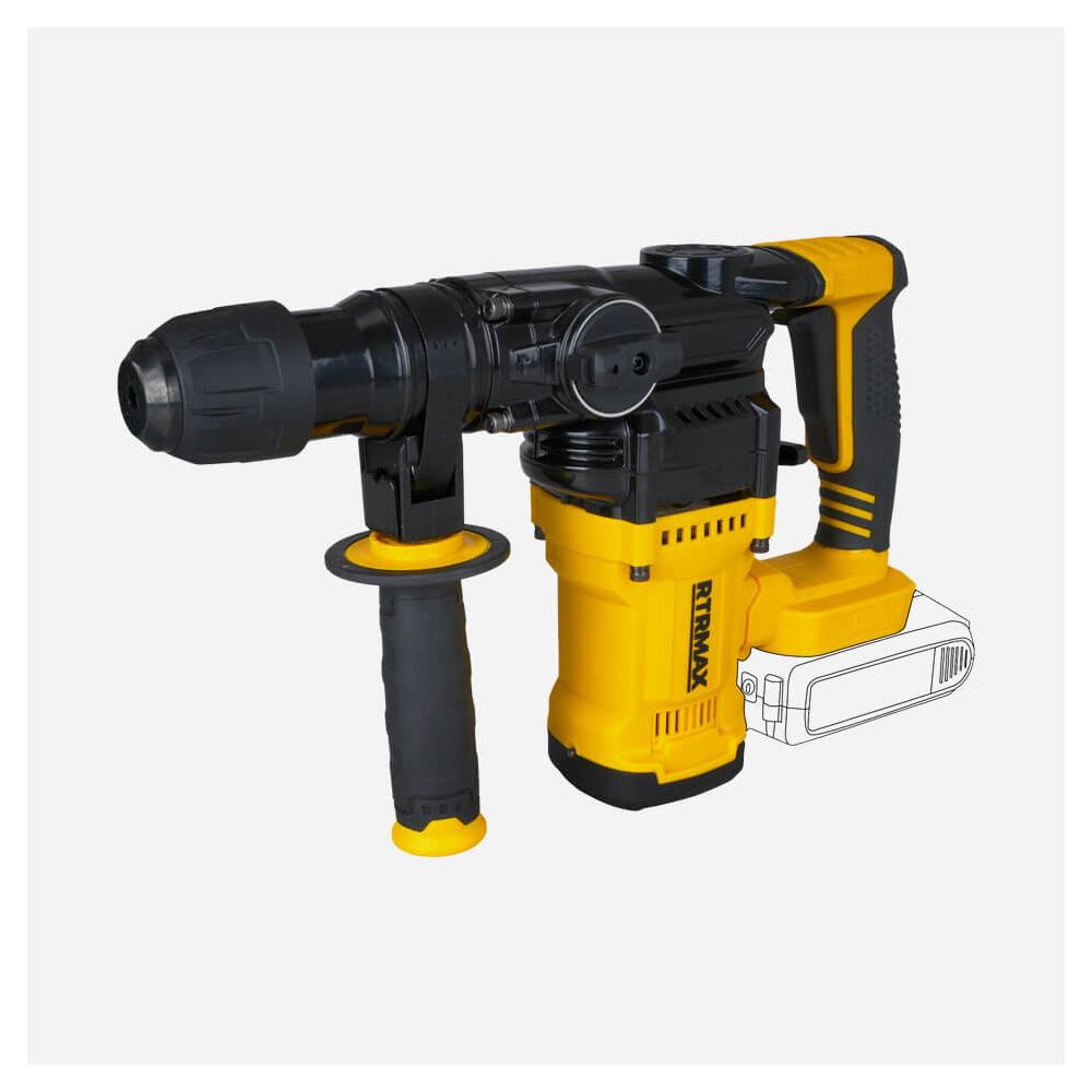 Rtrmax Rtx2098B X-Lion Akülü Elektropnömatik Kırıcı Delici 18V (Akü Hariç) resmi