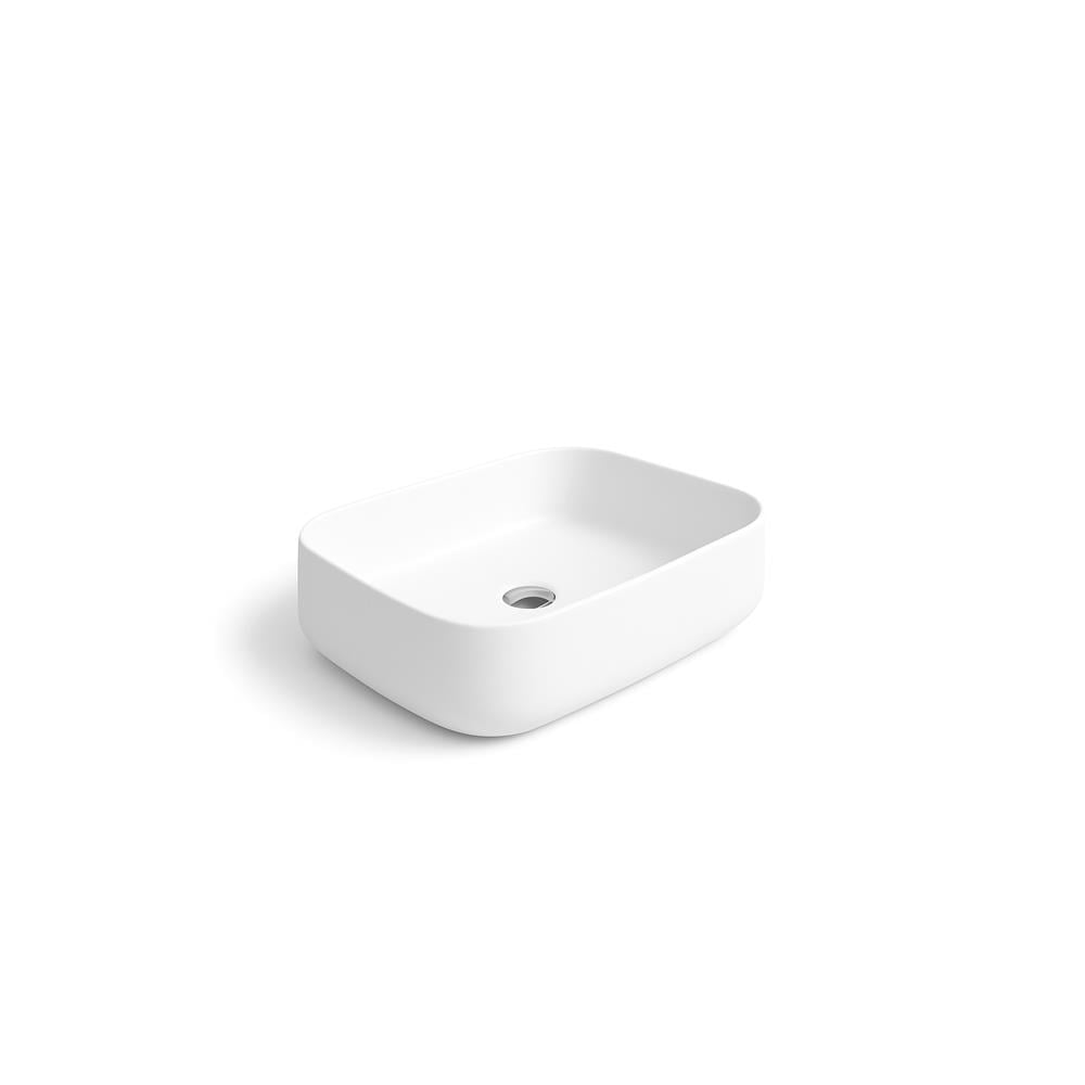 Newarc Best Tezgah Üstü Lavabo Mat Beyaz 46X41X16 Cm Cm Art.L.007.Mw resmi