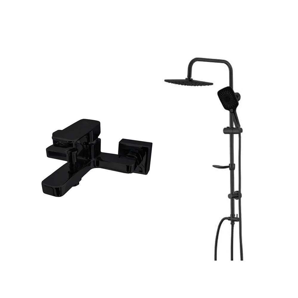 Newarc Drop 2'Li Banyo Seti Siyah resmi