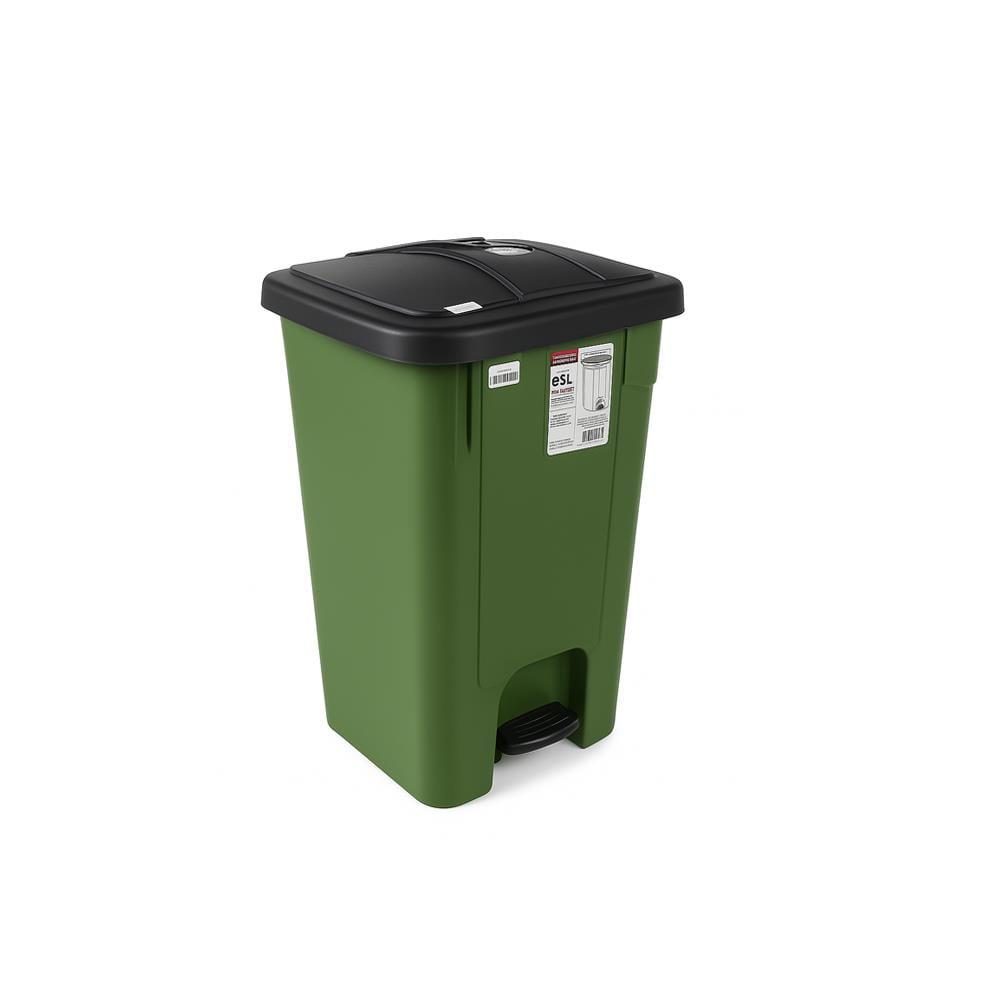Şenyayla 4260 Pedallı Çöp Kovası 65 Lt Yeşil resmi