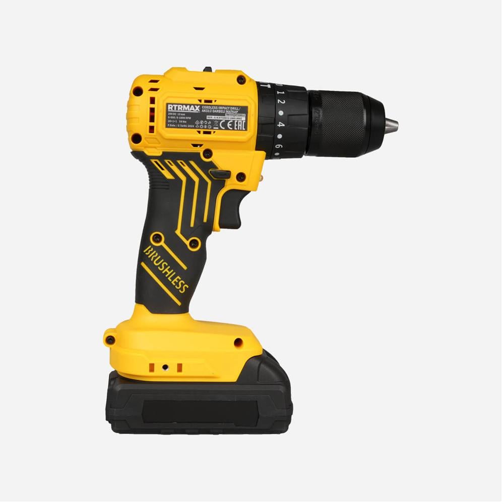 Rtrmax Rts5012 Akülü Darbeli Matkap Vidalama 20V 2X2Ah resmi