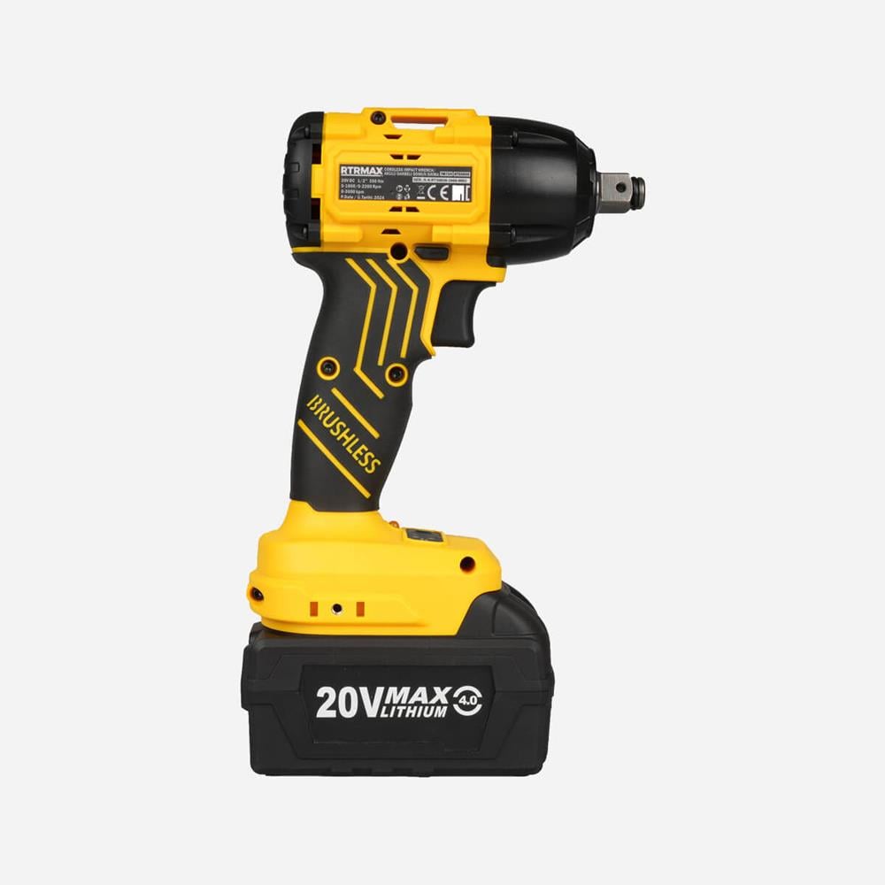 Rtrmax Rts5030 Akülü Somun Sıkma 20V 2X4Ah resmi