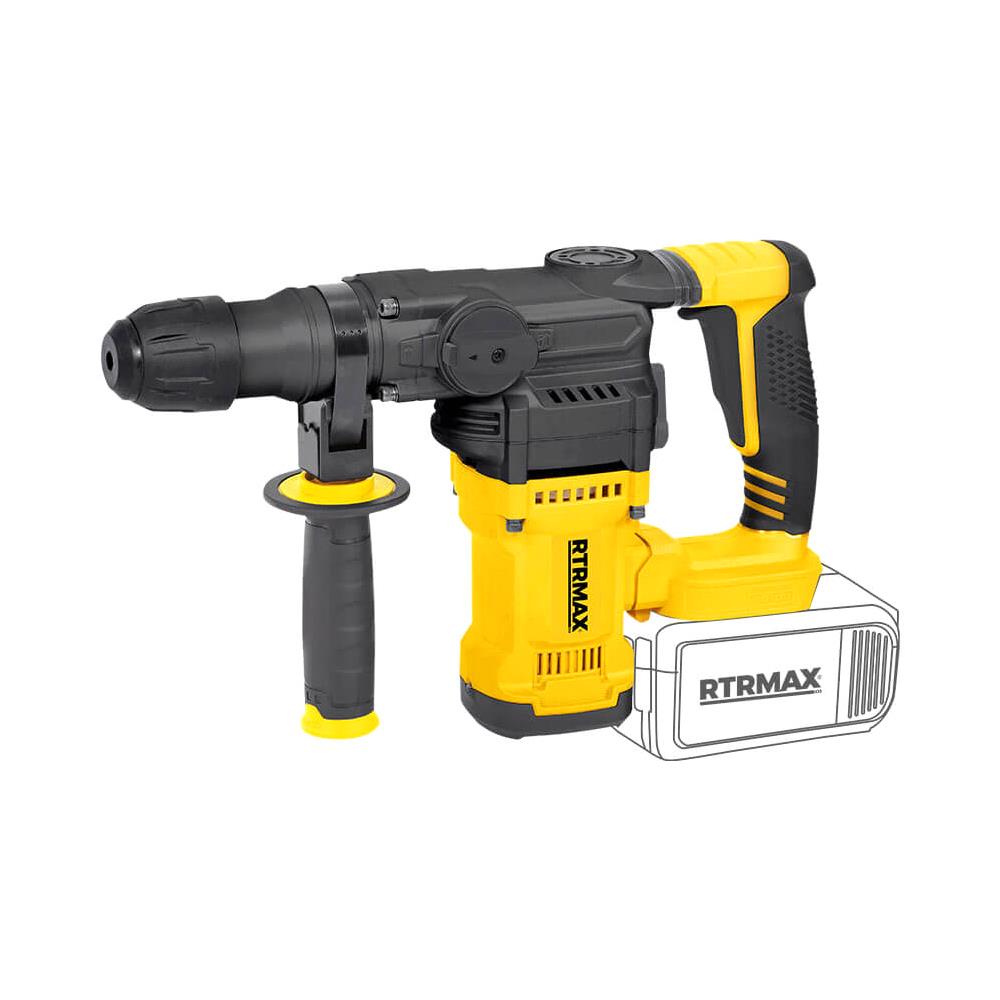 Rtrmax Rtm2335 Elektropnömatik Kırıcı Delici (Sds Plus) 1500W 4,90 Kg resmi