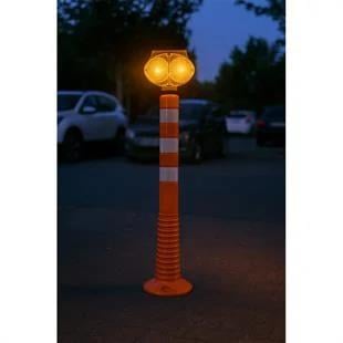 Solar Flaşörlü İkaz Lambası Ve 75 Cm Delinatör Seti resmi