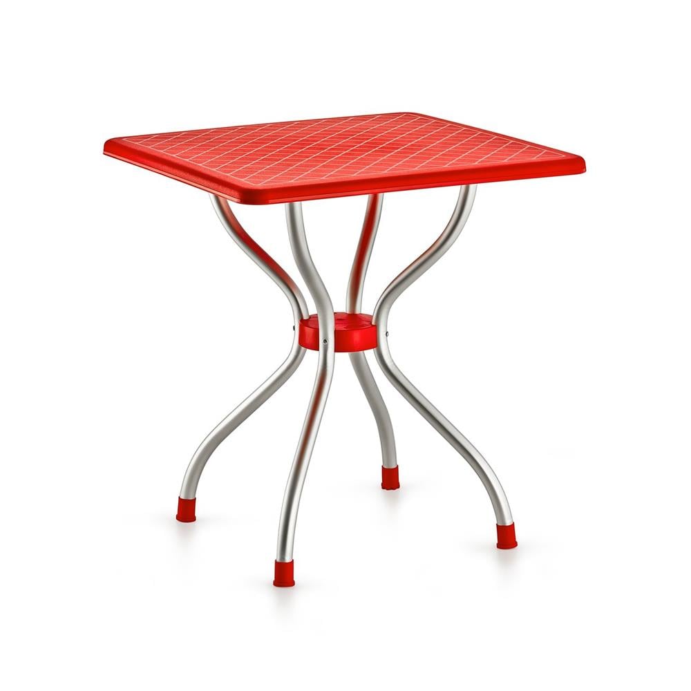 Holiday Alfa 70X70Cm Kare Masa Kırmızı Hd-300-7 resmi