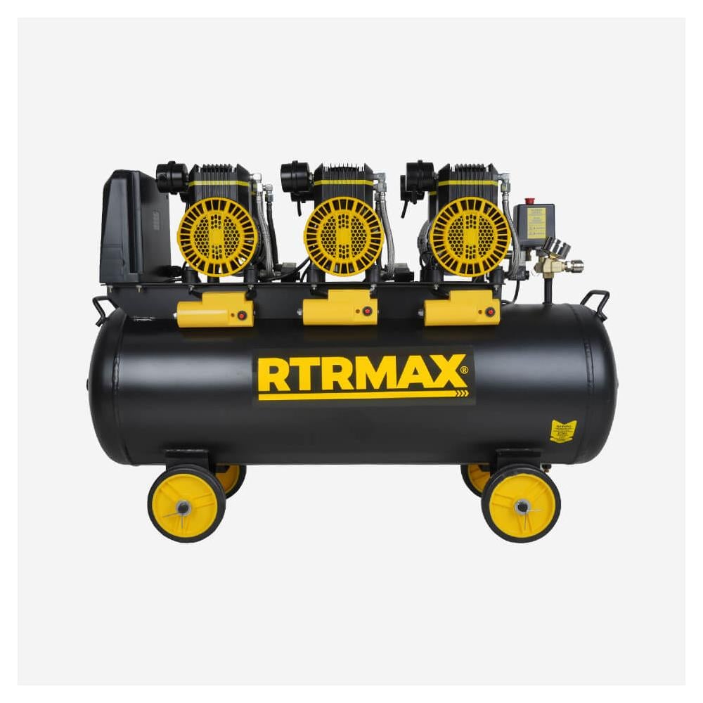 Rtrmax Rtm7465 Yüksek Hızlı Yağsız Kompresör 100 Lt resmi