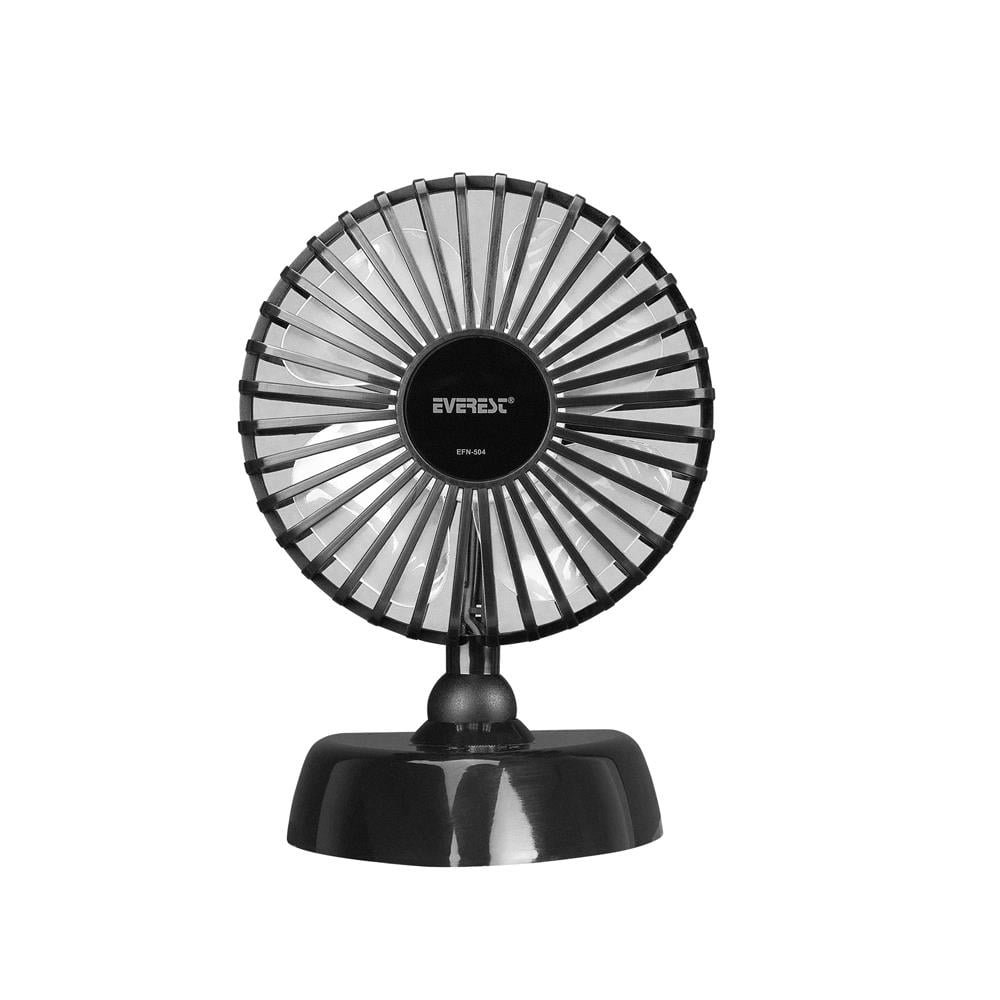 Everest Efn-504 2 Kademeli 3500 Rpm Taşınabilir Masaüstü Siyah Usb Fan resmi