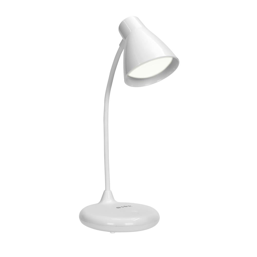 S-Link Sl-M9001 3Aa Pil Ve Usb Destekli Beyaz Masa Üstü 15 Smd Ledli Okuma Lambası resmi