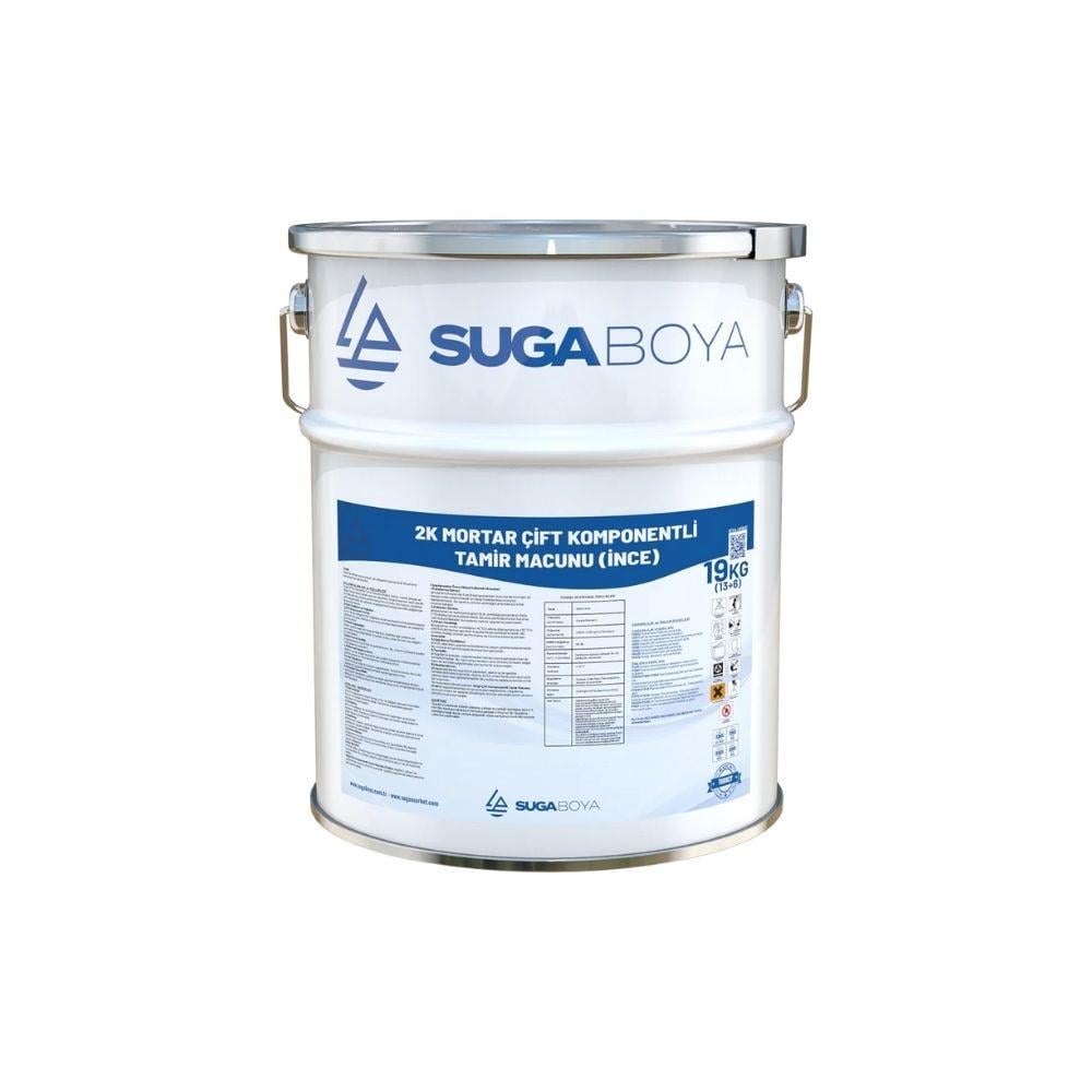 Suga 2K Mortar Çift Komponentlı Tamir Macunu İnce 13+6 resmi