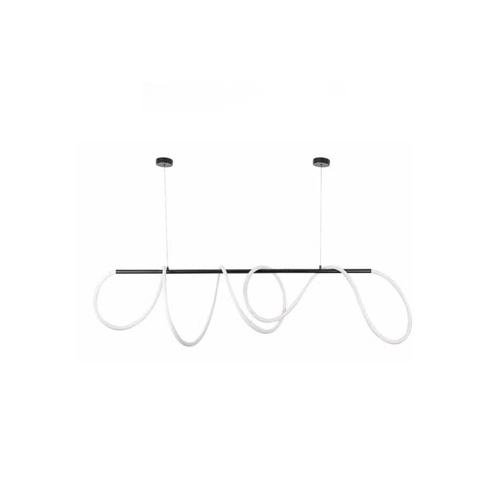 Forlife Sarkıt Tavan Armatürü Siyah Neon Led 4000K Ilık Beyaz Fl-4510 Bd resmi