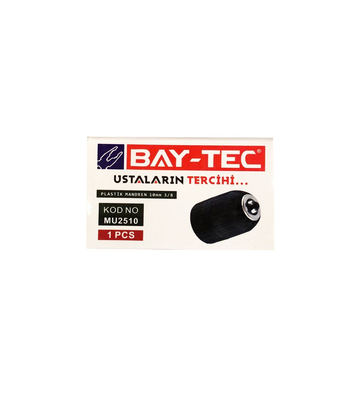Bay-Tec Plastik Matkap Mandreni 10mm 3/8'' Mu2510 resmi