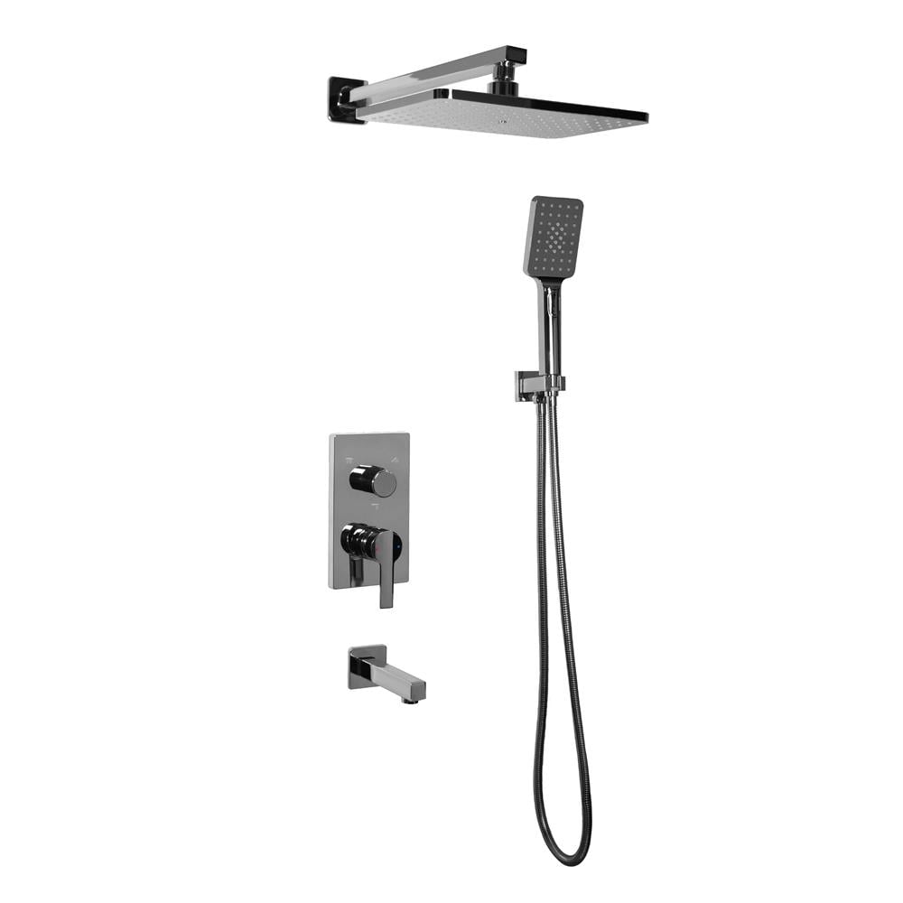 Crevo Lavin 3 Yönlü Ankastre Duş Seti Krom Crv-101 resmi