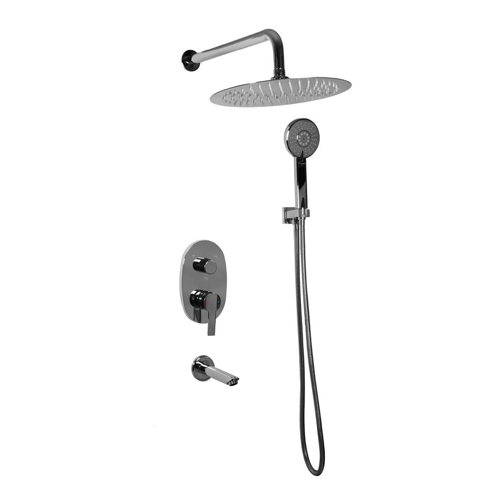 Crevo Lotus 3 Yönlü Ankastre Duş Seti Krom Crv-104 resmi