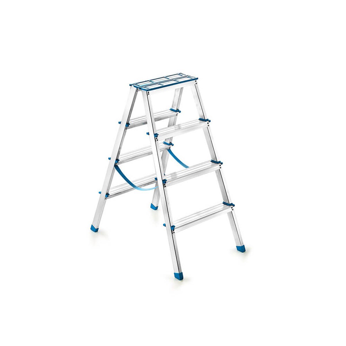 Perilla 4+4 Çift Çıkışlı Alüminyum Merdiven resmi