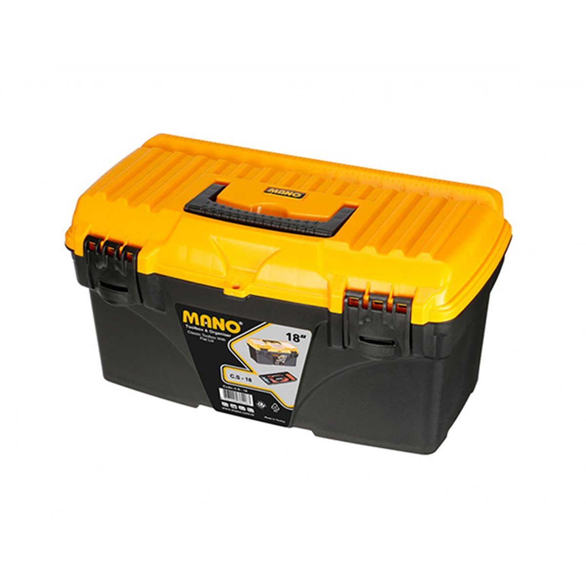 Mano Düz Kapaklı Takım Çantası 18'' C.S-18 resmi