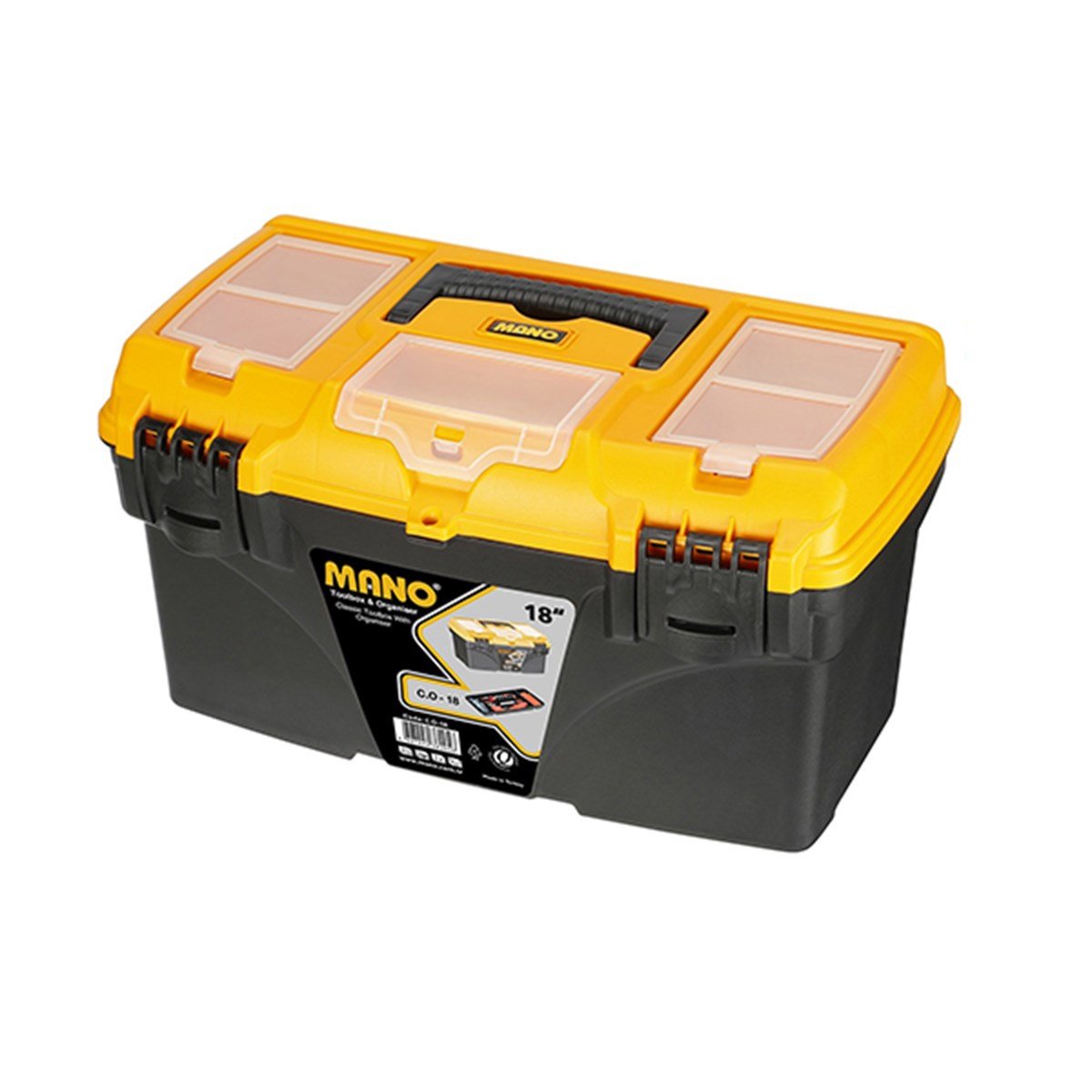 Mano Organizerli Takım Çantası 18" C.O-18 resmi