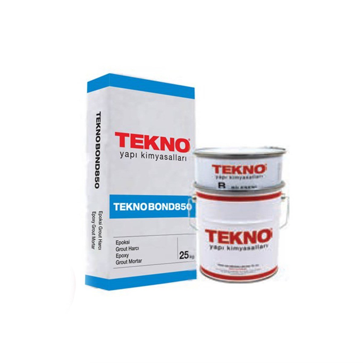 TEKNOBOND 850 Üç Bileşenli Epoksi Grout Harcı 30/1 resmi