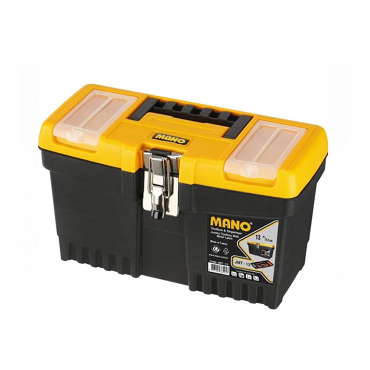 Mano Takım Çantası 13'' Jumbo Prof. JMT-13 Metal Kilit resmi