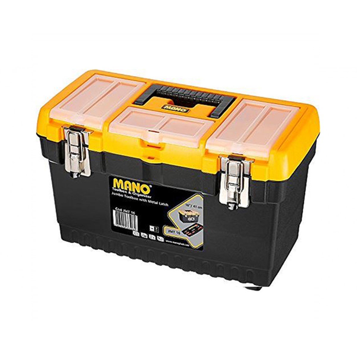 Mano Takım Çantası 16'' Jumbo Prof. JMT-16 Metal Kilit resmi