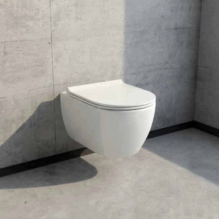 Turkuaz Cerastyle City Rimless Asma Klozet + Pp Yavaş Kapanan Kapak Set002008 resmi