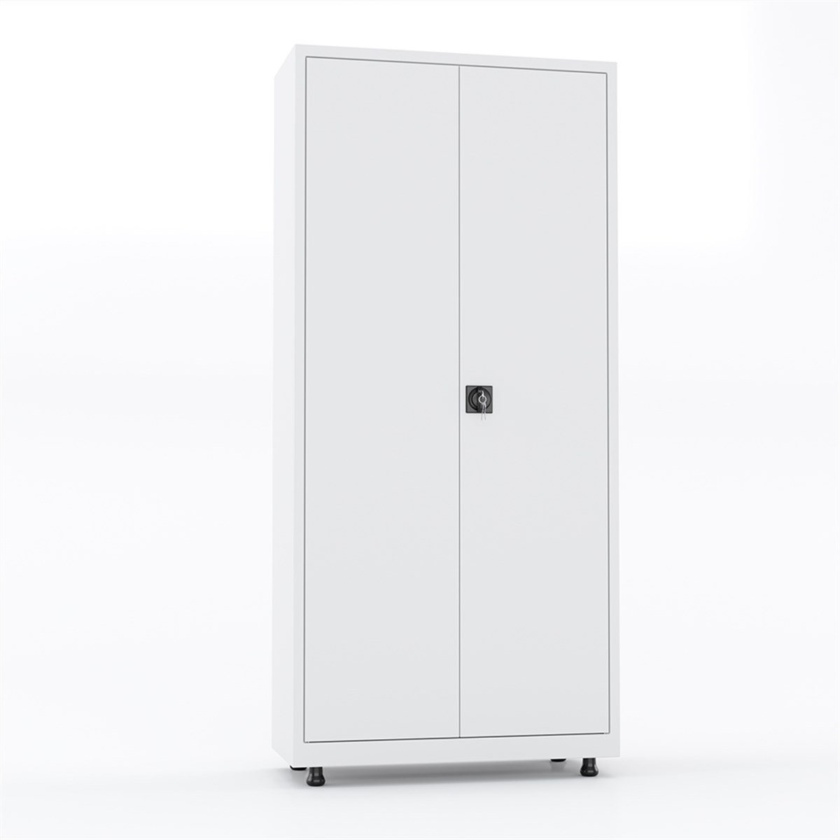 Usta Çelik Temizlik Dolabı 92X40X192 U-Tmz01 Gri Gövde - Gri Kapak resmi