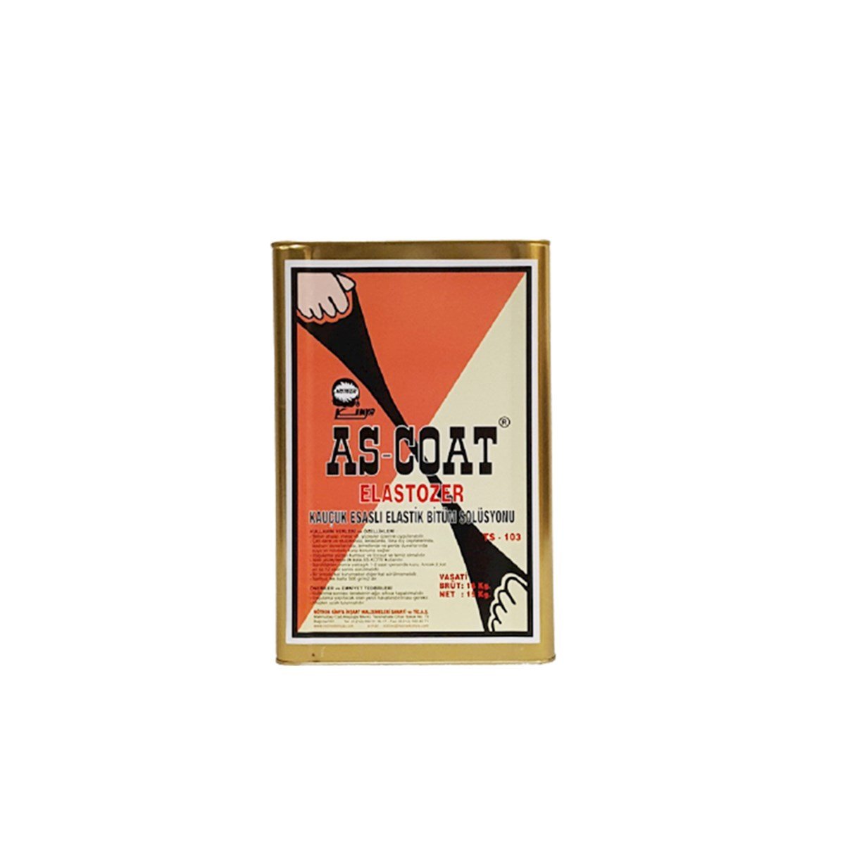 As-Coat Elastozer Likit Membran 16 Kg resmi