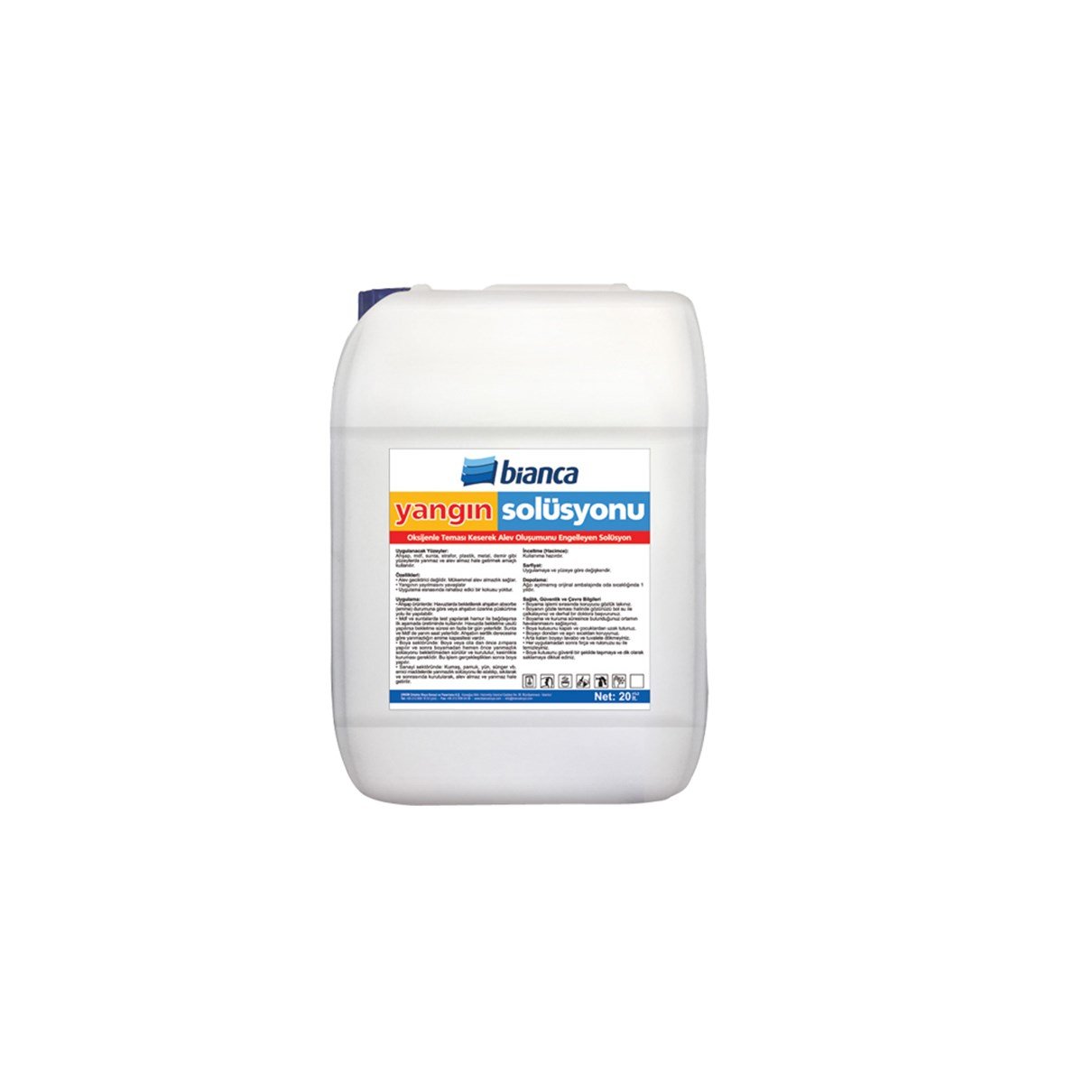 Bianca Yangın Solüsyonu (Anti-Fire Solution) 20 Lt resmi