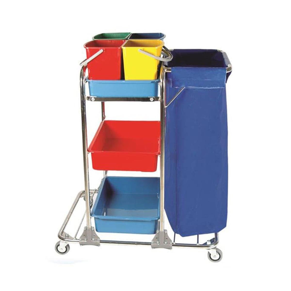 Nemkar Kat Hizmet Arabası Tek Brandalı Krom KHA-3103 resmi