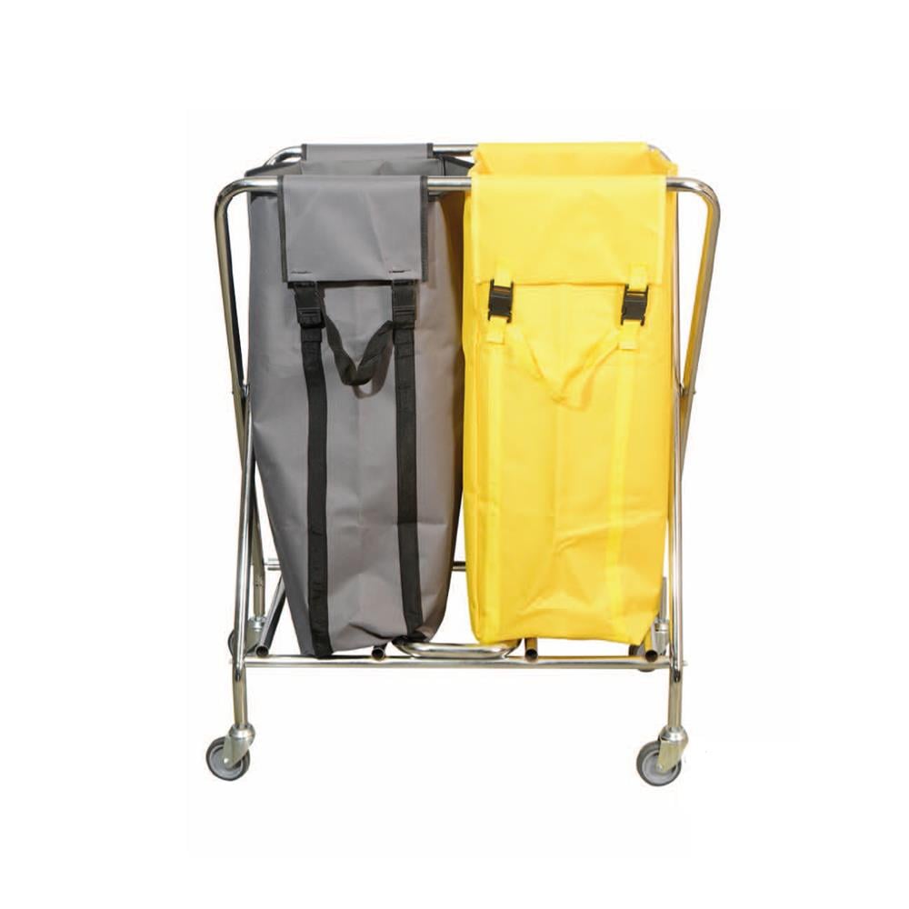 Nemkar Çöp Toplama Arabası X 2'Li Brandalı Krom ÇTX-3422 resmi