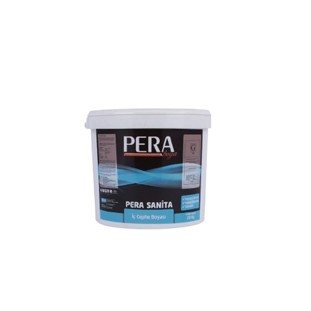 Pera Sanita Antibakteriyel İç Cephe Boyası 20 KG Beyaz resmi