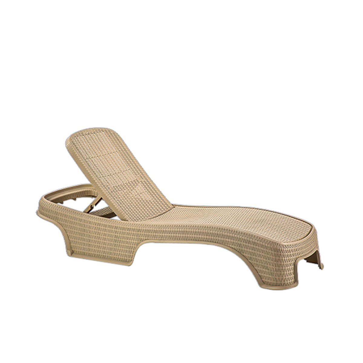 Brezza 2536 Royal Rattan Şezlong Çöl Beji resmi