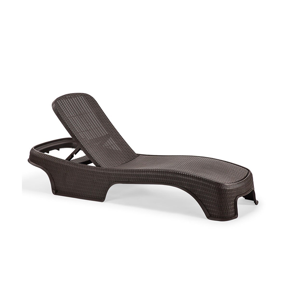 Brezza 2536 Royal Rattan Şezlong Koyu Kahve resmi