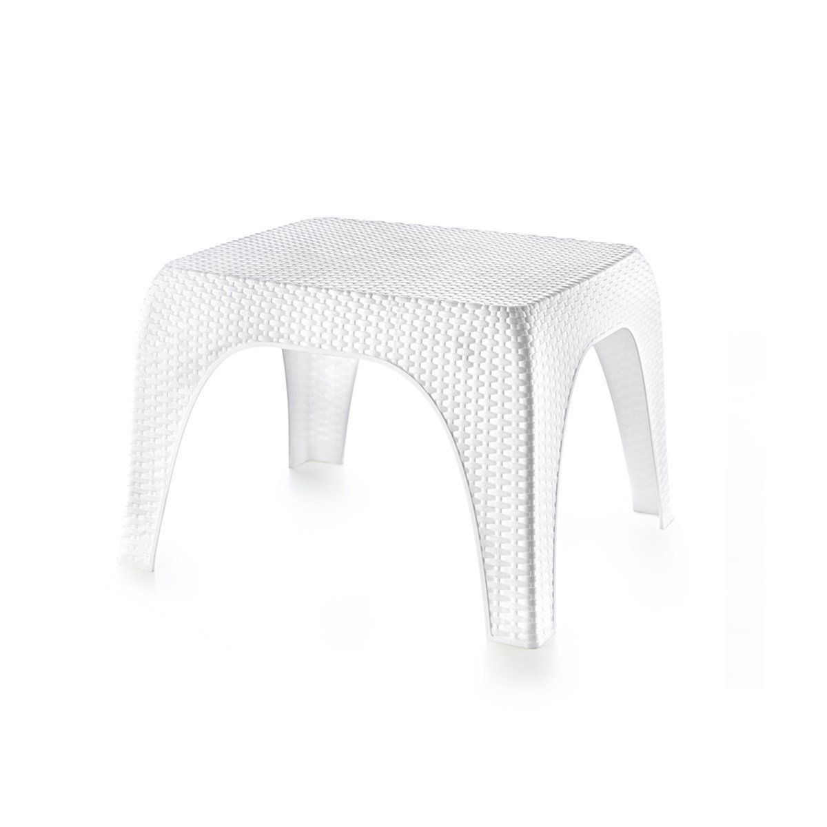 Brezza 2590 Hasır Sehpa 43x52x60 Cm Beyaz resmi