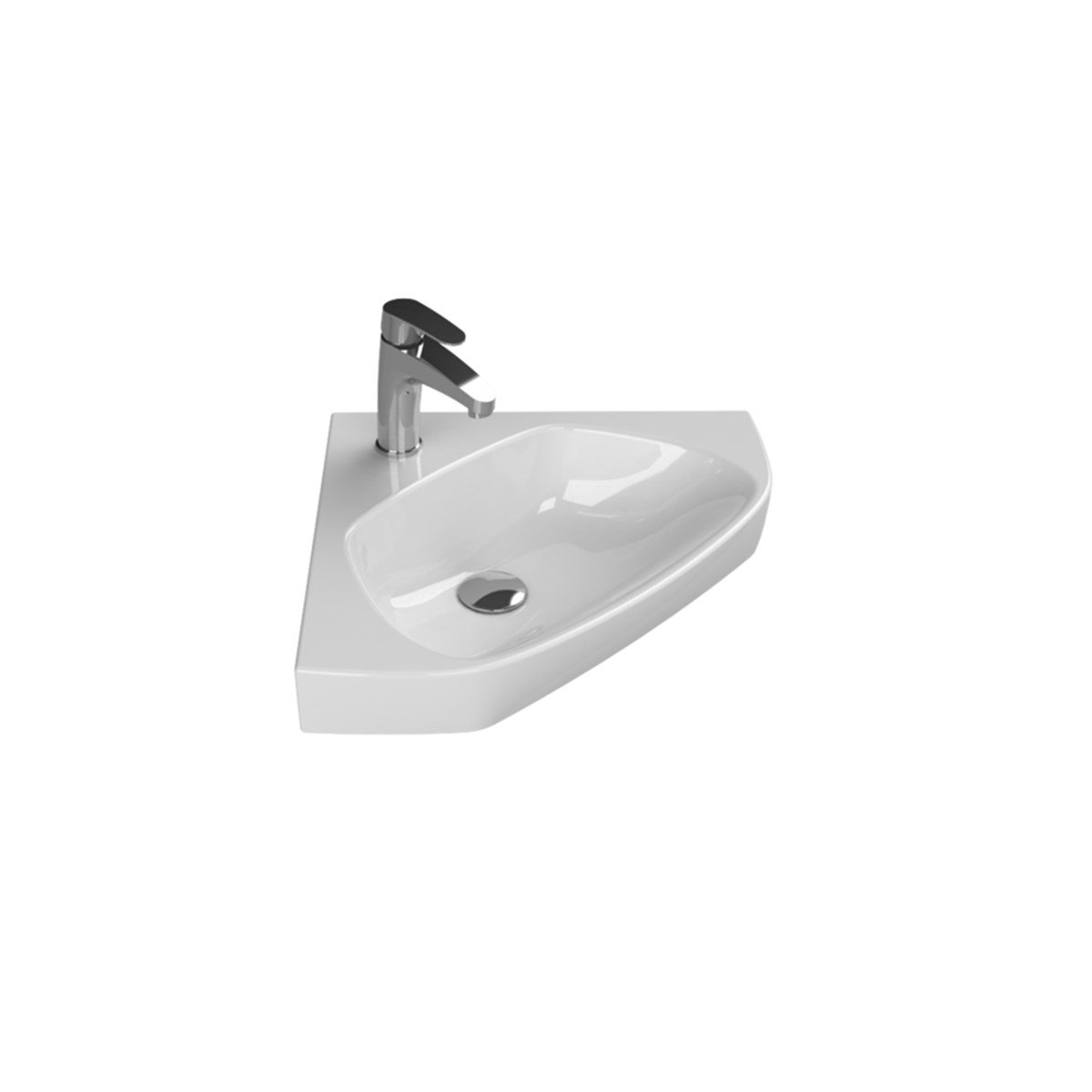 Turkuaz Cerastyle Arda Tezgah Üstü Lavabo 46X46Cm 001900-U resmi