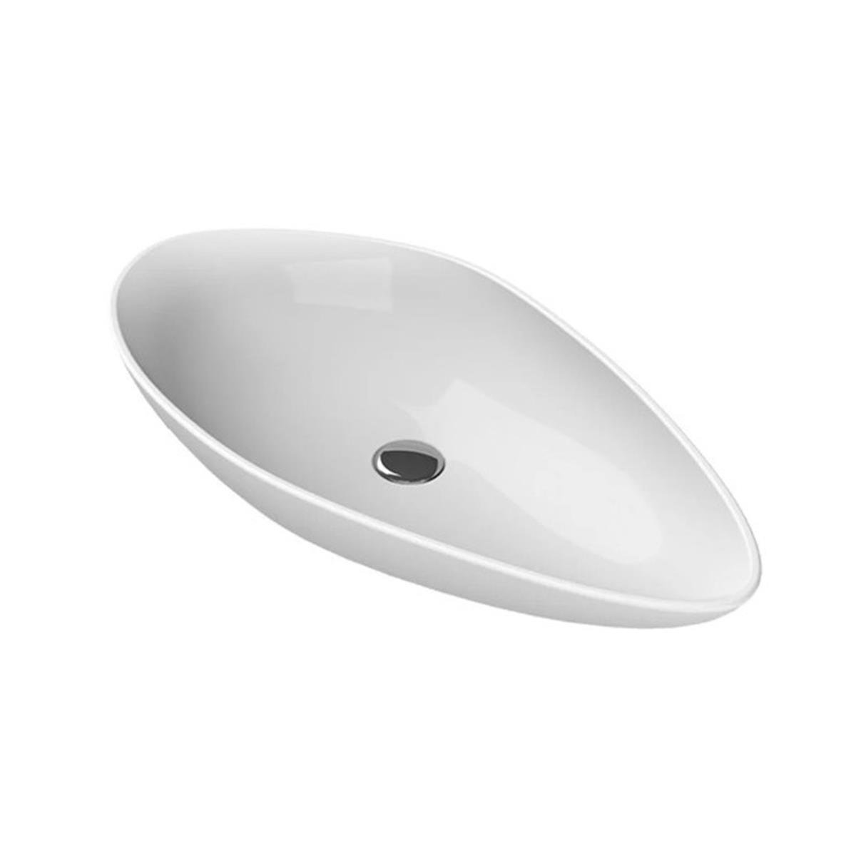 Turkuaz Cerastyle Olive Tezgah Üstü Lavabo 75X38Cm 071300 resmi