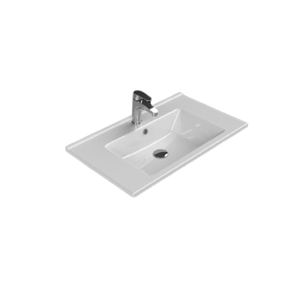 Turkuaz Cerastyle Arte Etajerli Lavabo 75X45Cm 067400-U resmi