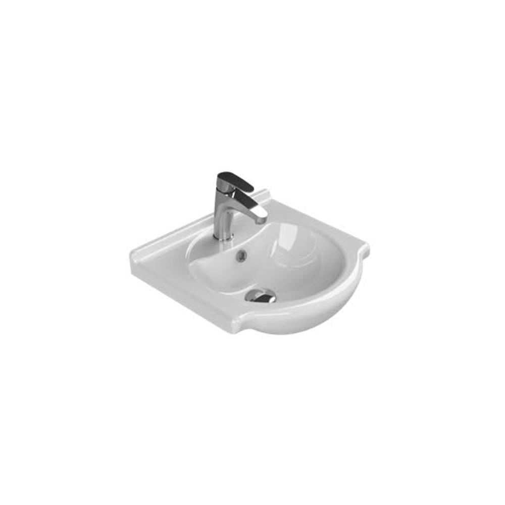 Turkuaz Cerastyle Nil Etajerli Lavabo 45X43Cm 066200-U resmi