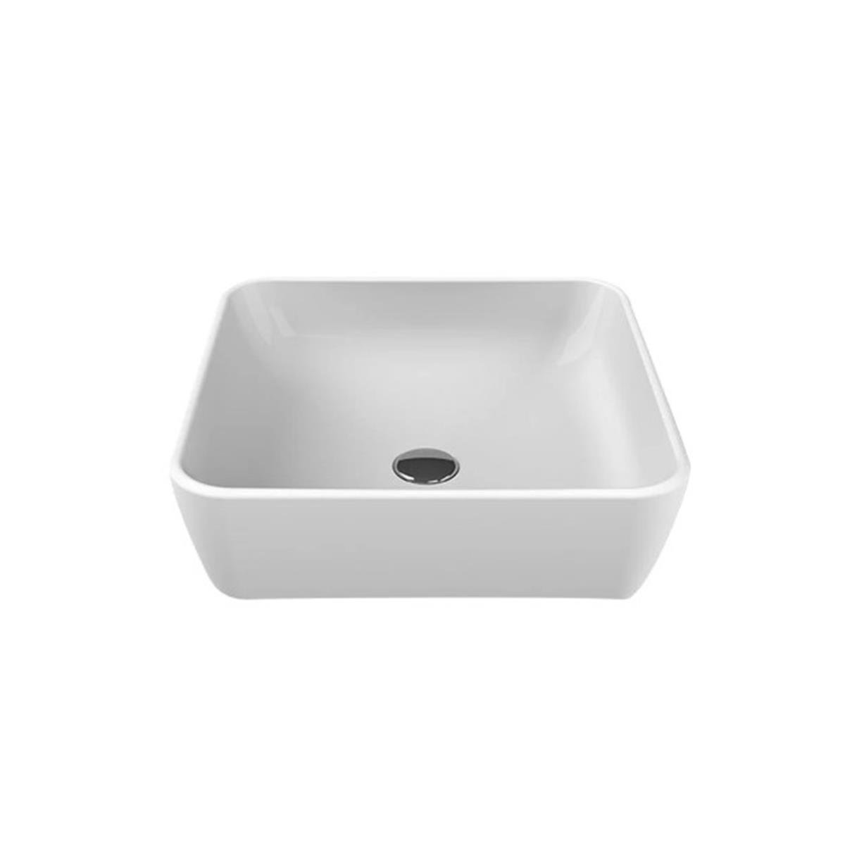 Turkuaz Cerastyle One Tezgah Üstü Lavabo 46X46Cm 076000 resmi