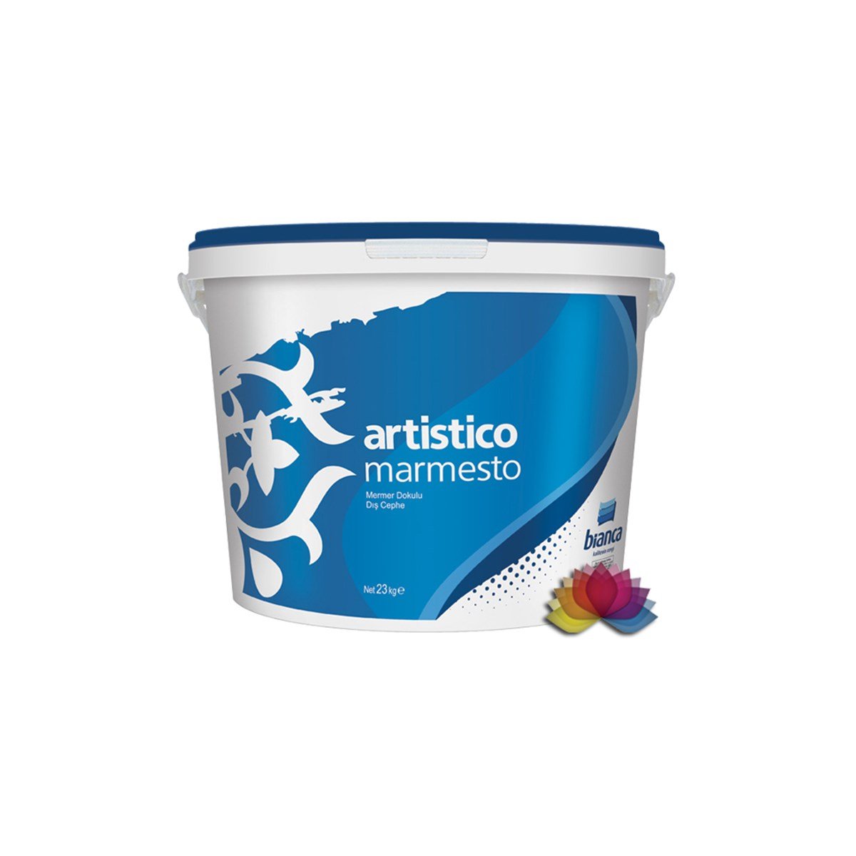 Bianca Artistico Marmesto (Dış Cephe Mermer Doku) 23 Kg resmi